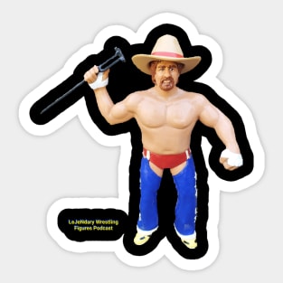 LeJeNdary Wrestling Figures Podcast Blue Chaps Sticker
